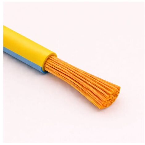 Câble Fil Unipolaire FLRY-B ISO 6722 Classe B Sec. 1,50 mmq bleu/jaune