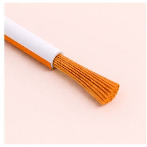 Câble Fil Unipolaire FLRY-B ISO 6722 Classe B Sec. 1,50 mmq Orange/Blanc