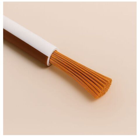 Câble Fil Unipolaire FLRY-B sec. 0,35 mmq Blanc/marron