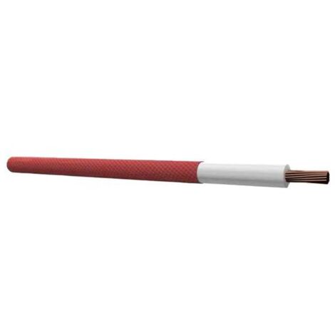 Câble Fil Unipolaire H05SJ-K Sec. 4,00 mmq Rouge