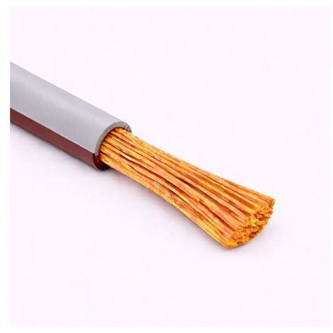 Câble Fil Unipolaire H05V-K sec. 0,35 mmq Gris/Brun