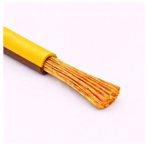 Câble Fil Unipolaire H05V-K sec. 0,35 mmq Jaune/Marron