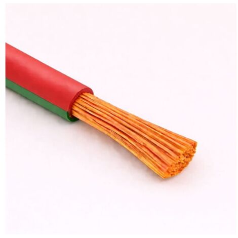 Câble Fil Unipolaire H05V-K sec. 0,35 mmq Rouge/Vert