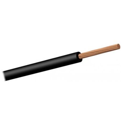 Câble fil unipolaire HT105 section 0,35 mmq Noir