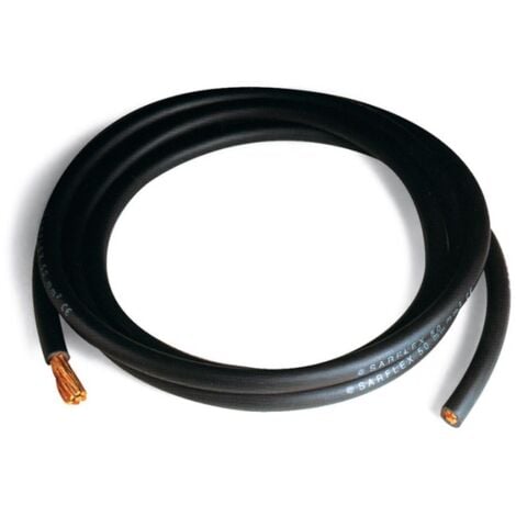 Câble fil unipolaire machine soudage sec. 35,00 mmq noir