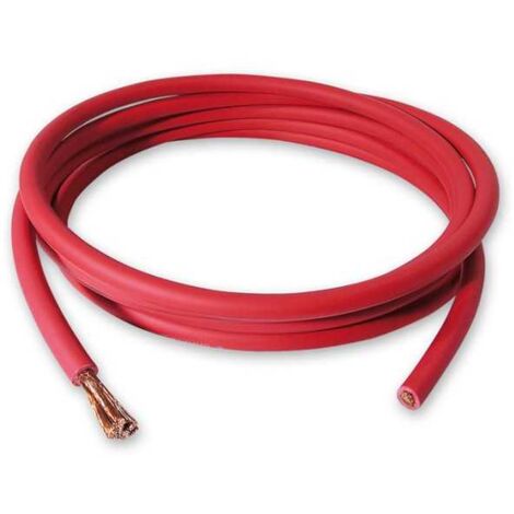 Câble fil unipolaire machine soudage sec. 70,00 mmq rouge