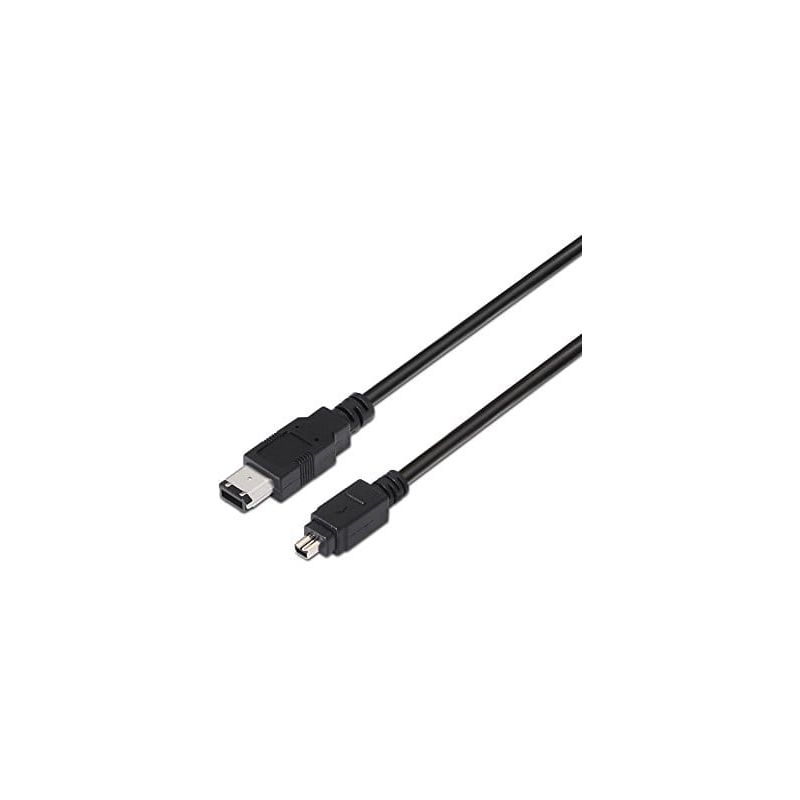 

Cable FireWire 400 de 4 pines a 6 pines 3 M Negro