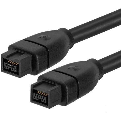 Cable FireWire 800 IEEE 1394b 9 Pines a 9 pines 1.8 M Negro