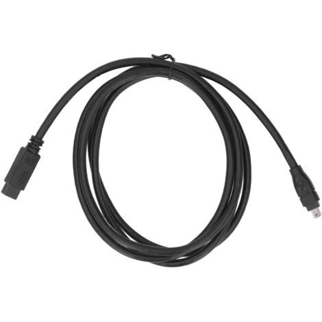 Câble Firewire 9 broches vers 4 broches 800 Mbps mâle à mâle IEEE1394 pour caméscope, appareil photo numérique, imprimante, scanner (1,8 m)