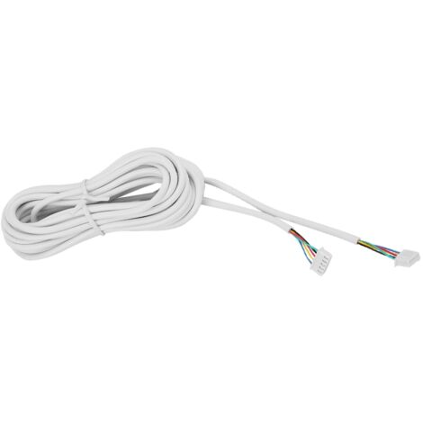 Câble flexible 5 conducteurs 0,3mm pour interphone vidéo - Longueur 15m