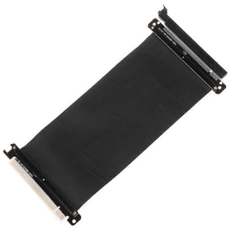 Câble flexible 7,87 pouces PCI Express 3.0 16X vers 16X avec contacts plaqués or, PCIe R