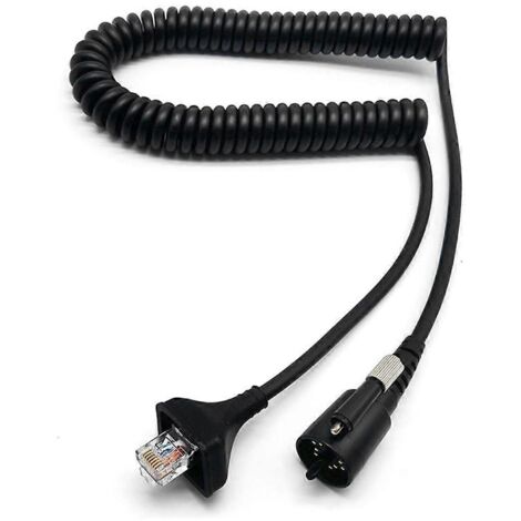 Câble flexible à ressort pour microphone haut-parleur portable