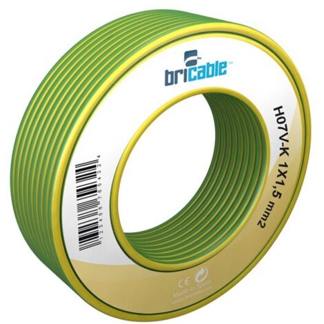 CÂBLE FLEXIBLE AMAR/VERT H07V-K R/10M - 2,5