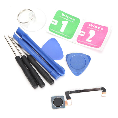 Câble flexible de capteur d'empreinte digitale pour bouton d'accueil PCB 5.5 pouces - Google Pixel 3 - Noir