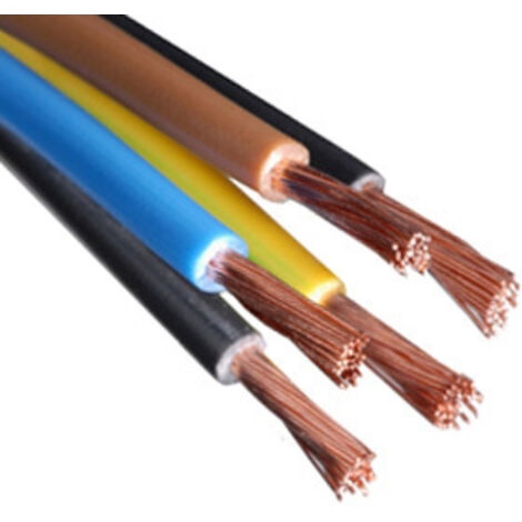 CABLE FLEXIBLE ELECTRICO 1X1,5MM. AMARILLO VERDE