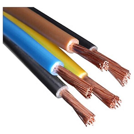 CABLE FLEXIBLE ELECTRICO 1X1,5MM. GRIS 100MT ROLLO