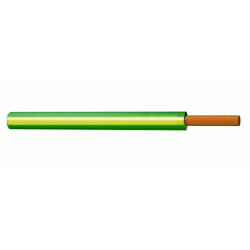 

Cable flexible H07V-K 4,00 mm2 750V CPR Amarillo verde (rollo 100mT)