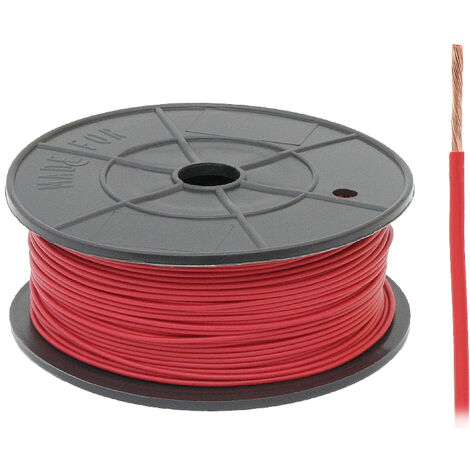 CABLE FLRY-B 1X1.0mm ROJO 1m