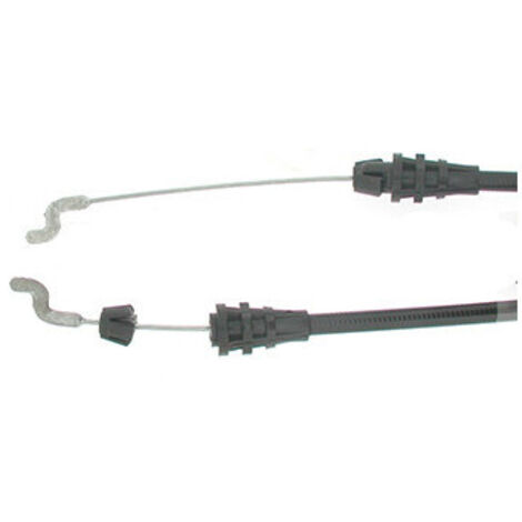Câble frein Moteur avec 2 ''Z'' adaptable pour MTD - Longueur câble:1385mm, Longueur gaine: 1246mm. Remplace origine: 746-0552 (