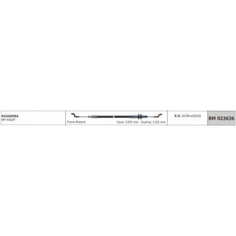 Câble frein moteur MAORI tondeuse MP 4410P câble 1355 mm gaine 1155 mm
