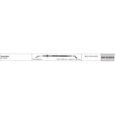 Câble frein moteur MAORI tondeuse MP 4414S câble 1355 mm gaine 1150 mm