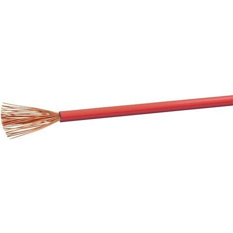 Câble gainé H05V-K VOKA Kabelwerk H05VK075RT 1 x 0.75 mm² rouge 100 m Y121821