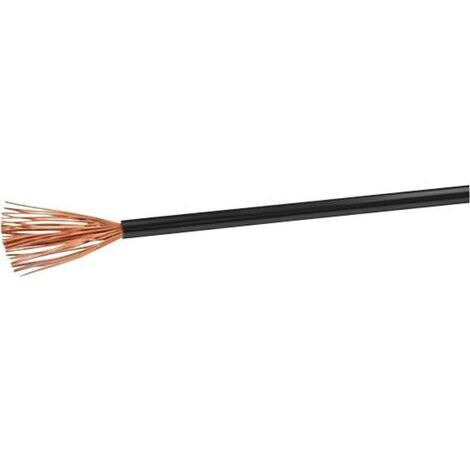 Câble gainé H05V-K VOKA Kabelwerk H05VK1SW 1 x 1 mm² noir 100 m Y121881