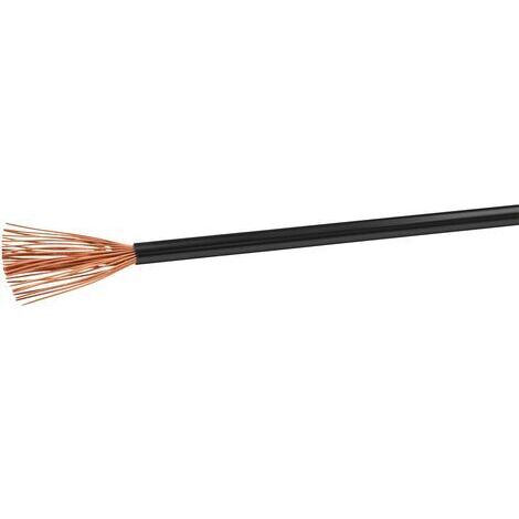 Câble gainé H07V-K VOKA Kabelwerk H07VK15SW 1 x 1.50 mm² noir 100 m Y121311