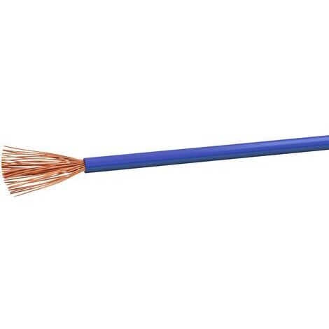 Câble gainé H07V-K VOKA Kabelwerk H07VK25BL 1 x 2.50 mm² bleu 100 m Y121891
