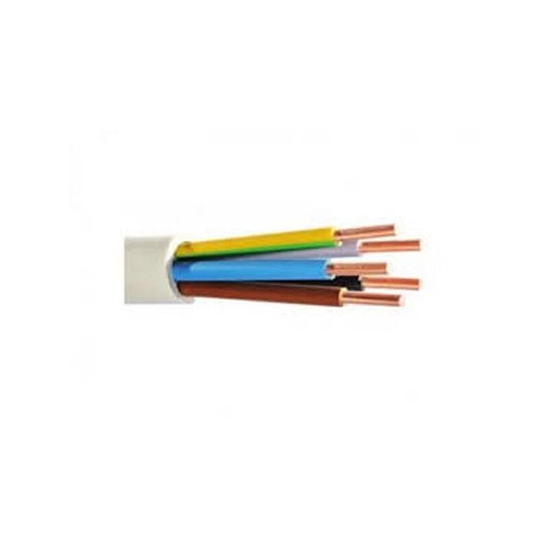 Voelkner Selection - Câble gainé nym-j 5x1,5 RG100 100 m R610202