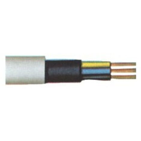 Cable gainé plastique NYM-J 3x1,5mm2, 5m Ring