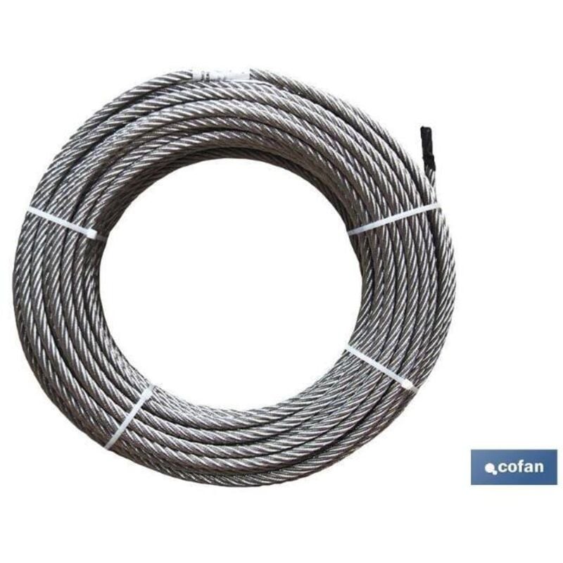 

Cofan - PLIMPO rollo 50 mts. cable inox 4mm.