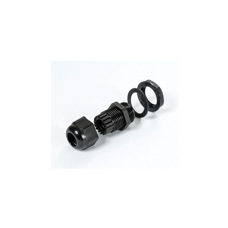 Hellermanntyton - Cable Glands Black Nylon, with M20 Thread (Small Size, Pk-10)