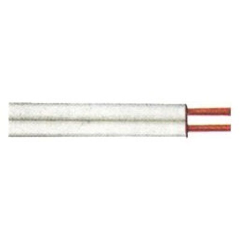 Cable H03VH-H 2x0,75mm2, 25m-Ring, blanc