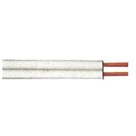 Cable H03VH-H 2x0,75mm2, 25m-Ring, blanco