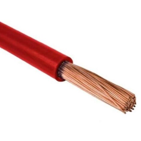 Câble H05V-K (LGY 500V) 1x1 mm rouge