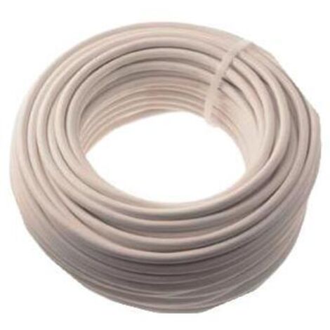 Câble H05VV-F 3G2.5mm² blanc, couronne de 50m