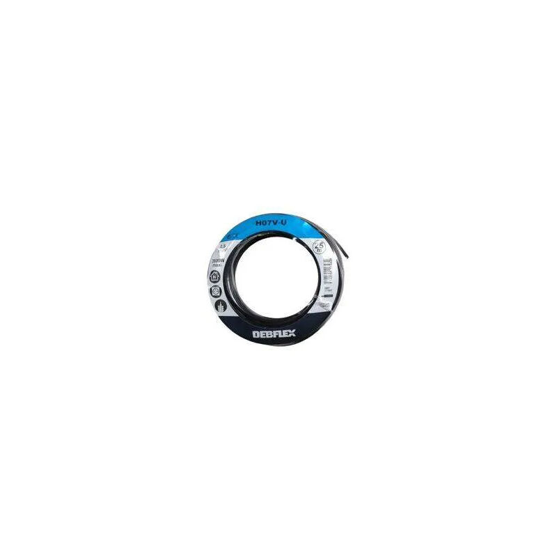 

Cable H07V 1x2.5 negro 25 metros