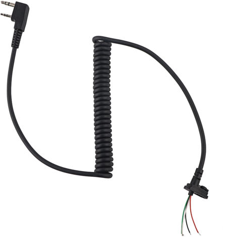 Câble haut-parleur pour talkie-walkie Baofeng UV5R, Kenwood TK-240 et microphone portatif Linton-AquaForge