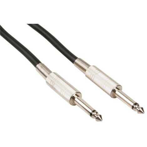 CABLE HAUT-PARLEUR PROFESSIONNEL 6.35mm MONO VERS 6.35mm MONO BLEU (3m) PAC135 RI1710