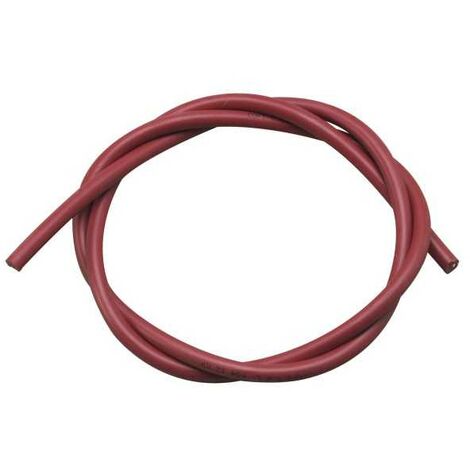 Câble haute tension silicone D.7 rouge au mètre