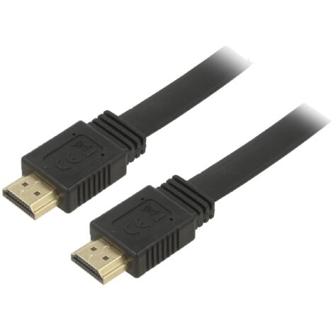 Cable HDCP 2.2 HDMI 2.0 male des deux cotes 1.5m noir
