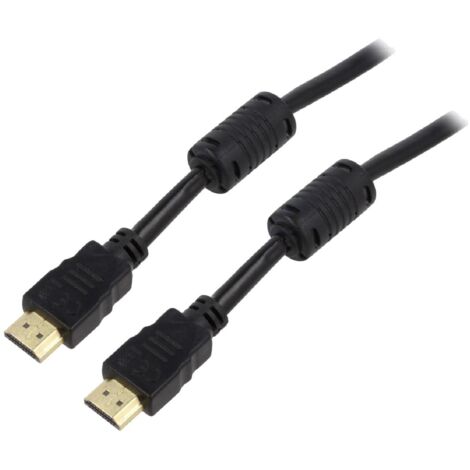 Cable HDCP 2.2 HDMI 2.0 male des deux cotes 15m noir