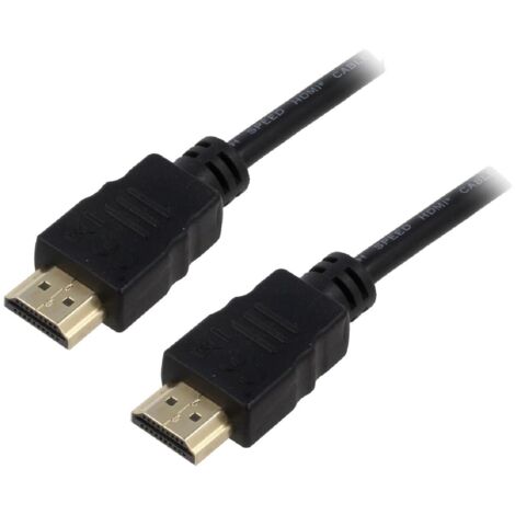 Cable HDCP 2.2 HDMI 2.0 male des deux cotes 2m - noir