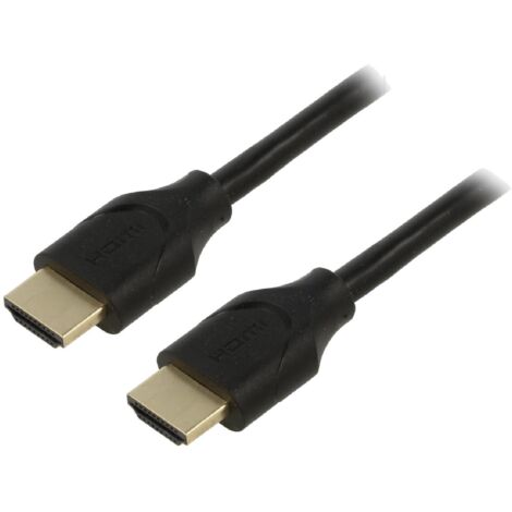 Cable HDCP 2.2 HDMI 2.1 male des deux cotes 0.5m noir