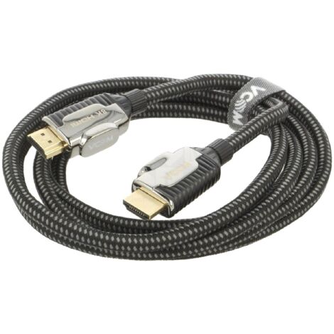 Cable HDCP 2.2 HDMI 2.1 male des deux cotes 1.5m noir