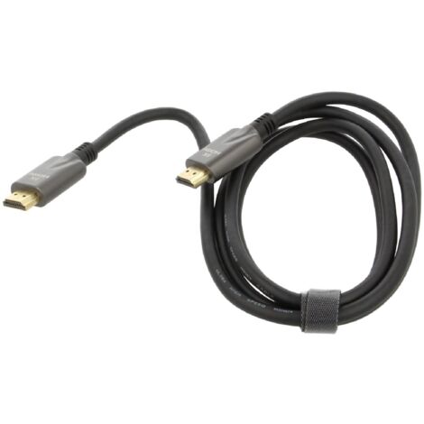 Cable HDCP 2.2 HDMI 2.1 male des deux cotes 1.5m noir