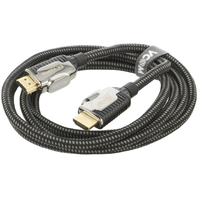 Adnauto - Cable hdcp 2.2 hdmi 2.1 male des deux cotes 2m noir
