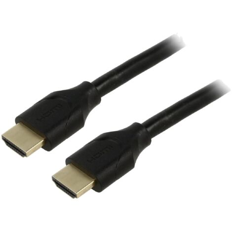 Cable HDCP 2.2 HDMI 2.1 male des deux cotes 3m noir