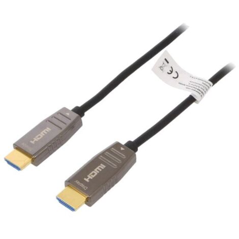 Cable HDCP 2.2.HDMI 2.1.optique UHD 8K 10m - Noir